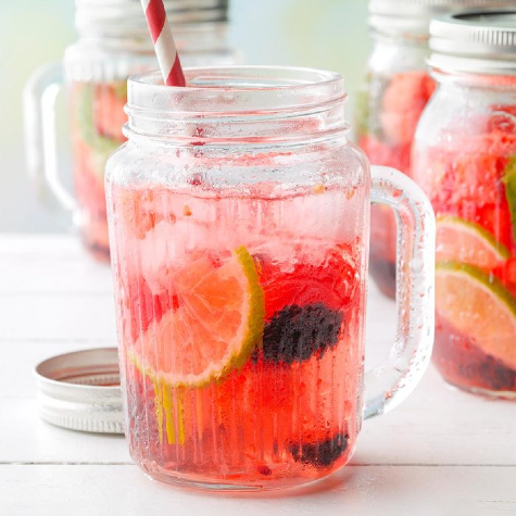 Watermelon and Blackberry Sangria Photo